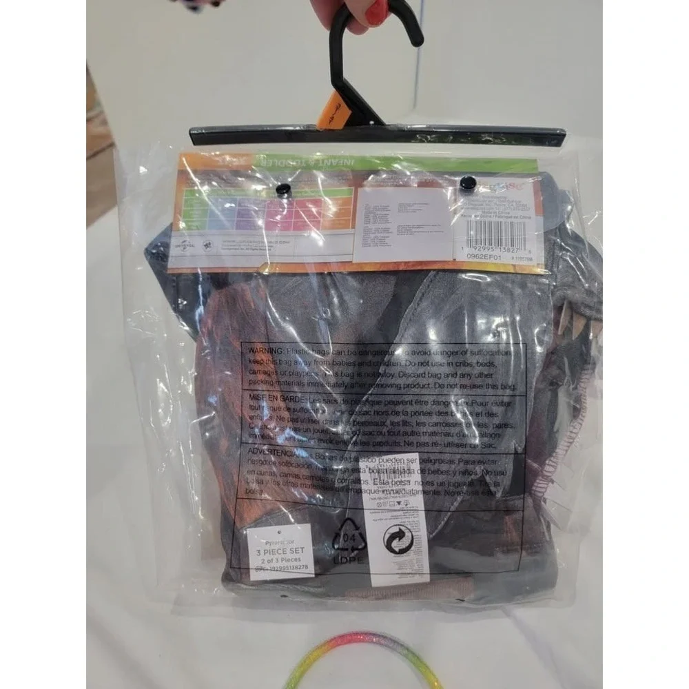 3T 4T Toddler‎ Costume Jurassic World Pyroraptor New